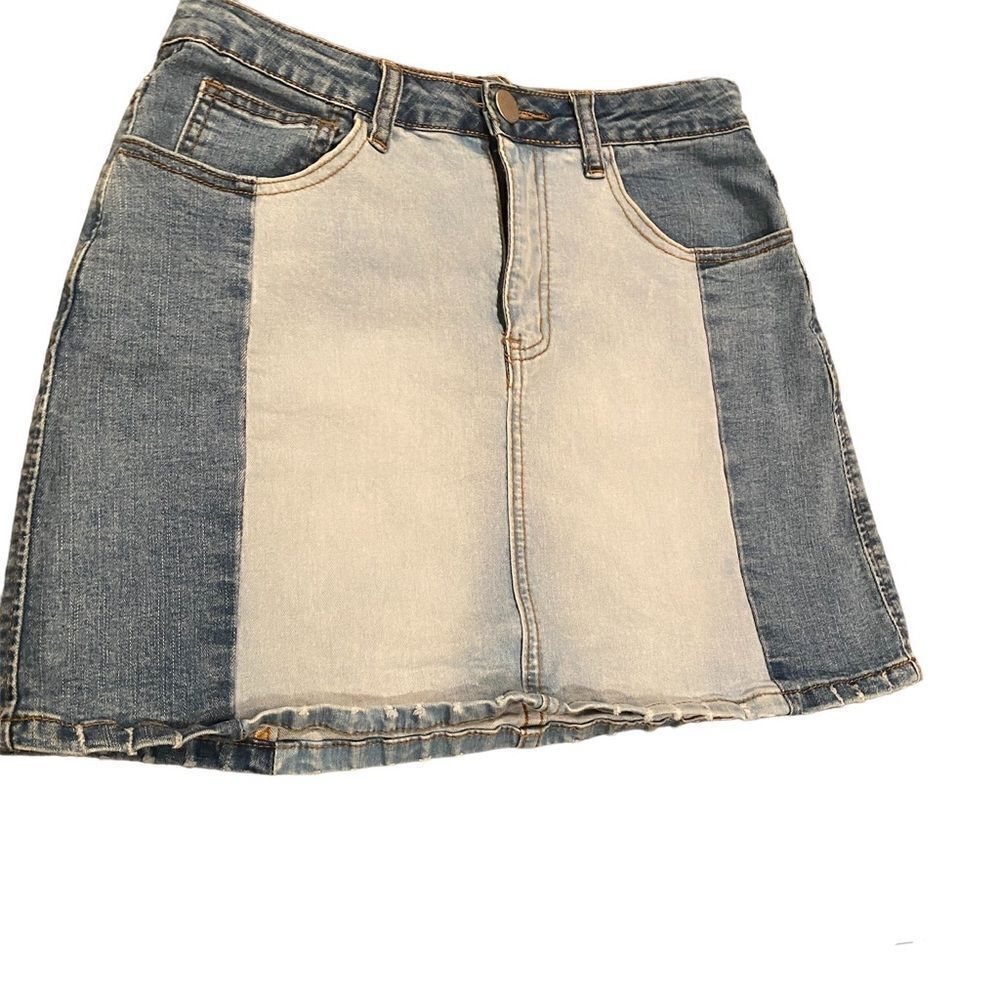Coco & Jaimeson Denim Skirt Blue Jean Skirt Size 26